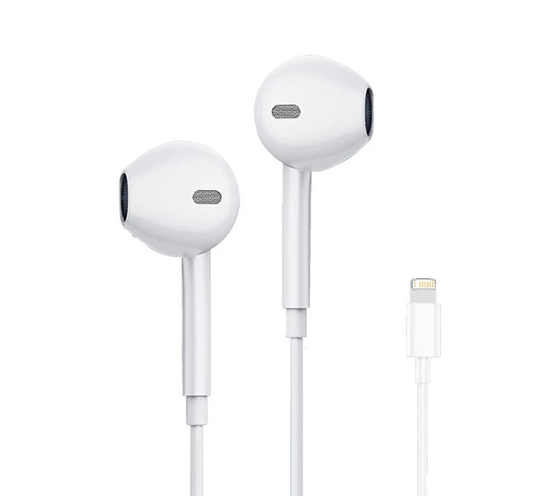 Écouteurs câblés d'origine pour iPhone 16/15/14/13/12/11 Pro Max 7/8Plus XR/XS/X IPAD EARBUDS ENVERTUR