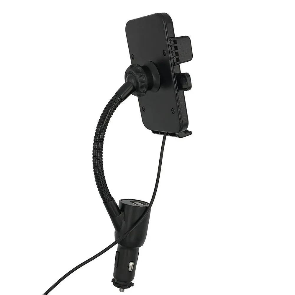 Double USB Smart Fast Charger Car Car Wireless Charge Universal Navigation Navigation Mobile Phone Bracket Stand pour iPhone Samsung Huaw