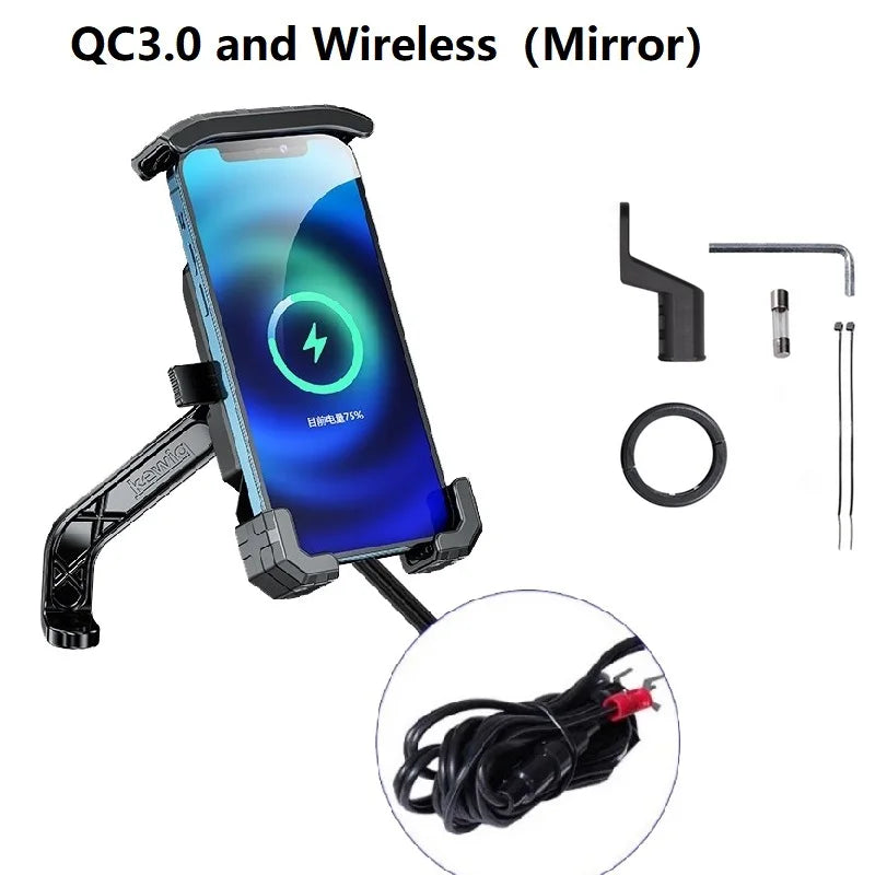 Support de téléphone de téléphone de moto