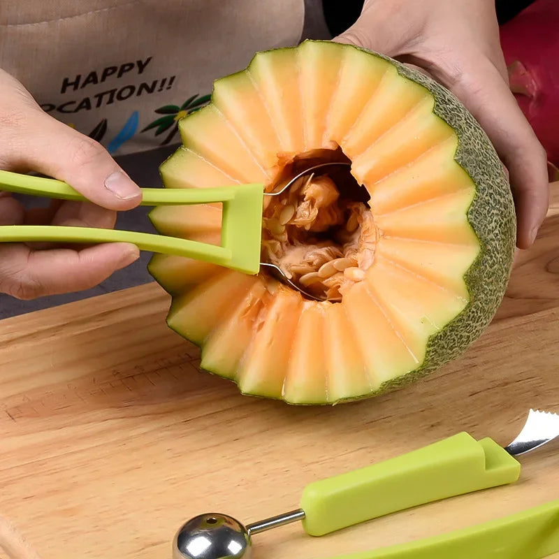 Melon Scoops Fruit Cutting Tool Watermelon Knife Slices Different Innovative Kitchen Utensils Accessorie Useful Things for Home