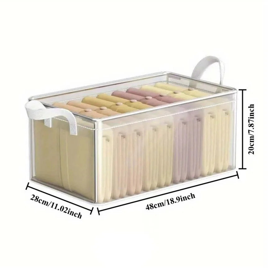 Boîte de rangement de vêtements pliables avec cadre en acier utilisé dans la garde-robe pour les vêtements et les pantalons et les paniers d'étagère d'organisation