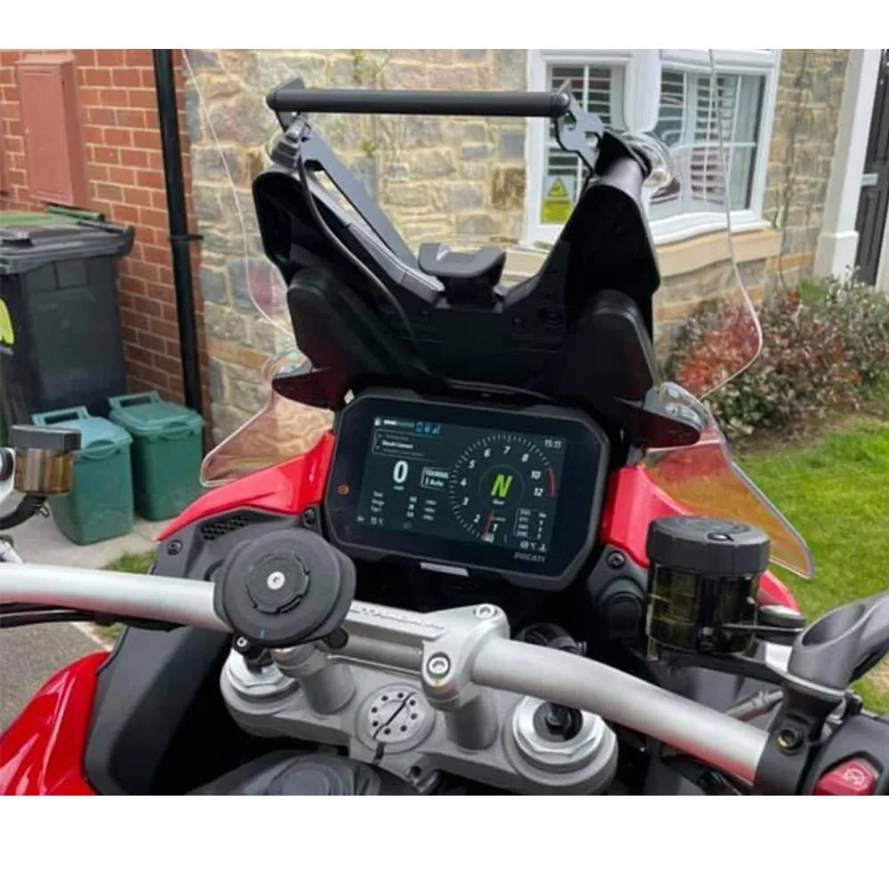 Pour Ducati Multistrada V4 S V4S 2021 2022+ Motorcycle Mobile Phone GPS Mount Navigation Bracket USB et STANDE DE CHARGE SANS WIRD