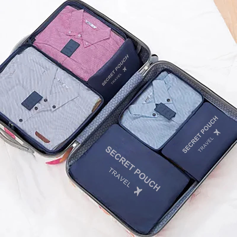 6pcs Sacs de voyage multifonction