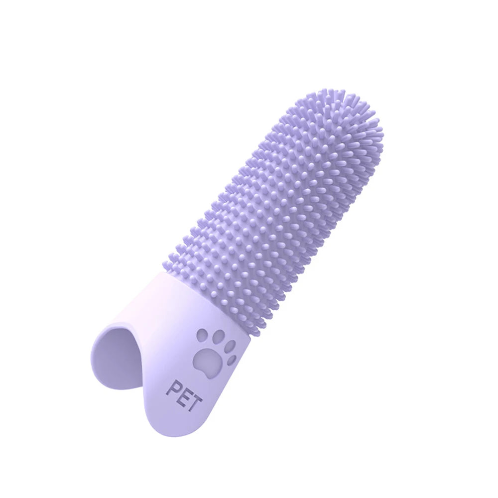 Pouttes de nettoyage des dents de silicone pour animaux