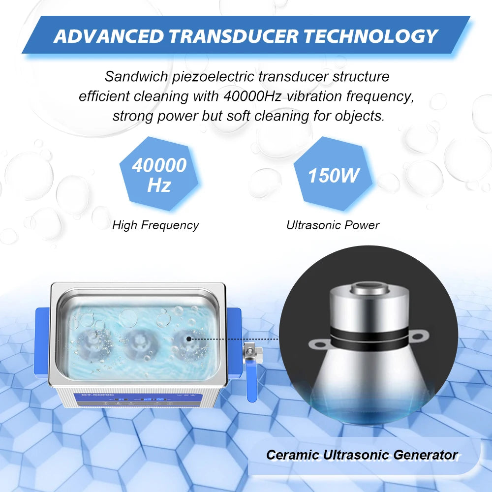 GT Sonic 2L 3L 6L 9L 13L 20L 27L 600W Ultrasonic Clean Degasing Timer Timer Digital Ultra Sonic Bath Nettoyer Basher