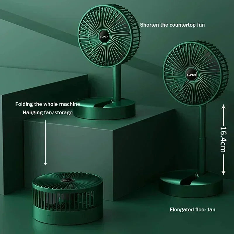 Bureau pliable rechargeable petit ventilateur mini-facteur portable portable USB Home Low Bruit Haute durée Mini ventilateur électrique