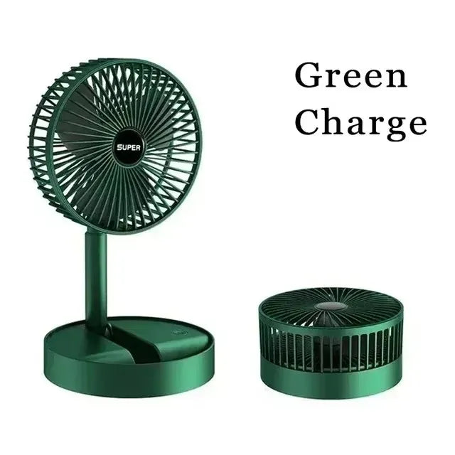 Bureau pliable rechargeable petit ventilateur mini-facteur portable portable USB Home Low Bruit Haute durée Mini ventilateur électrique