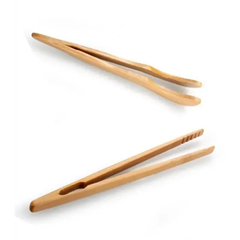 Bamboo Reusable Toast Tongs Cuisine Ustensile Tea Tong pour fruits Toast Tea Pain Pinon Cuisine