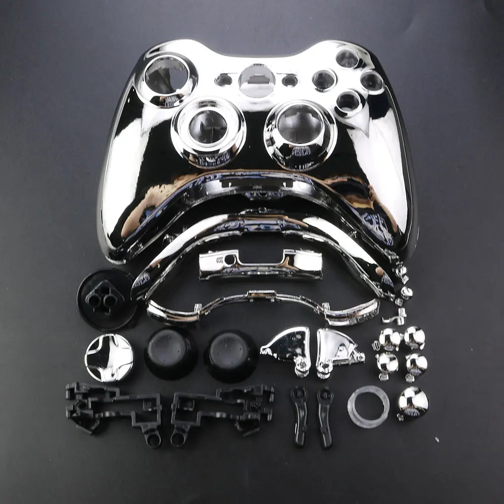 JCD For XBOX 360 Wireless Controller Full Case Gamepad Housing Shell Cover with Buttons Kits Analog Stick Bumper Accessories