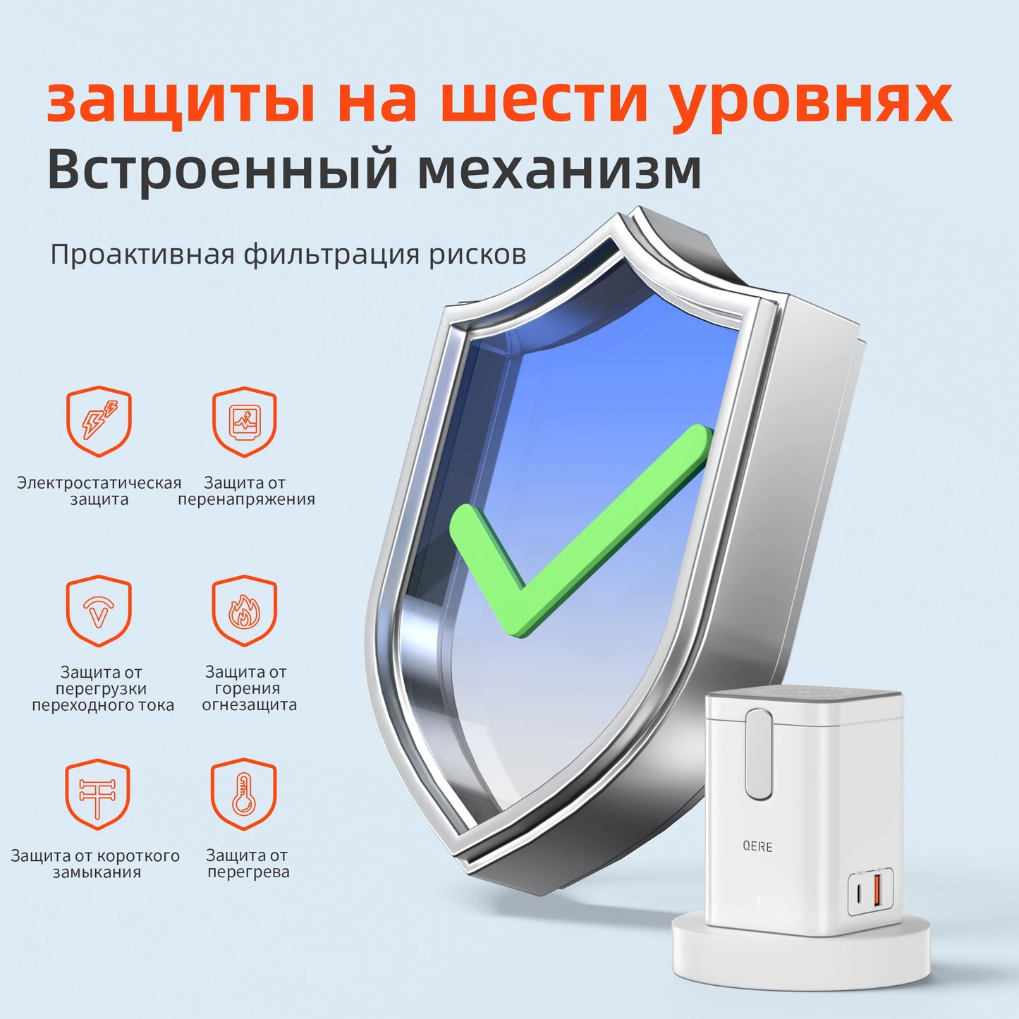 Wireless Charger QERE Mobile Phone Magnetic Station Fast Charging Safe Multi-functional Portable Foldable Mini Wireless Charger