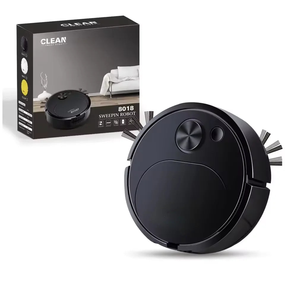 NOUVEAU ROBOT USB ROBOT DU ROBOT DU VACHEUR DE 3 IN 1 SMART WIRESS 1500PA DROGGING NETTOYER STAYER PLANG pour le bureau à domicile