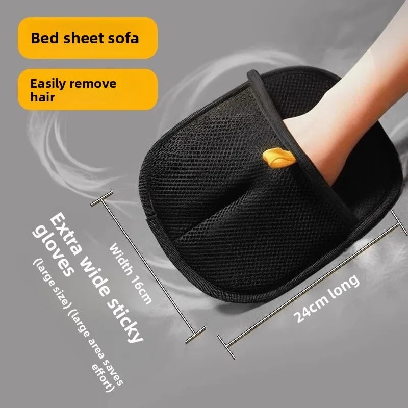 Glants de nettoyage de poils pour animaux de compagnie efficaces Outils de brossage de dépilation pour le toilettage de chat pour chiens brosses douce enlève les cheveux du canapé-marin
