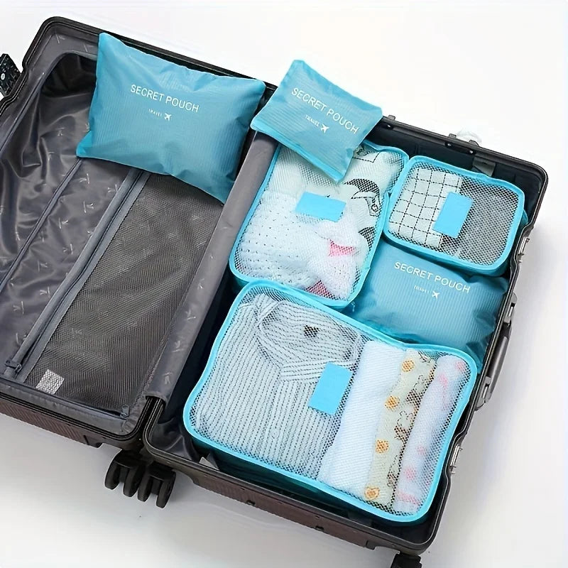 6pcs Sacs de voyage multifonction