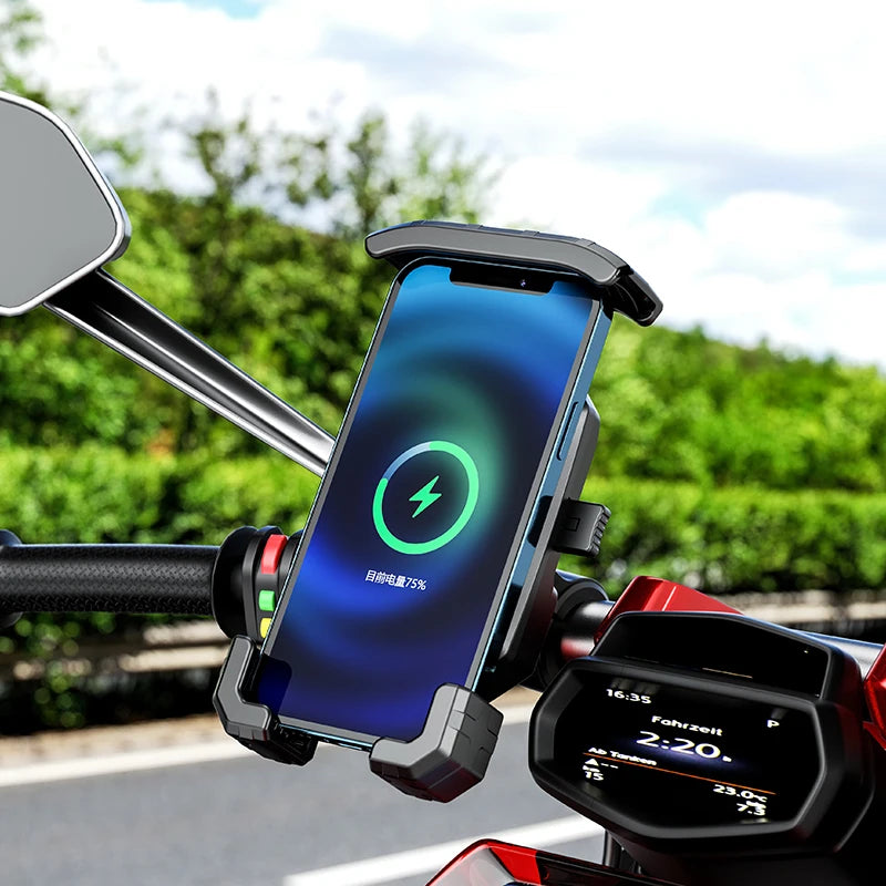 Support de téléphone de téléphone de moto