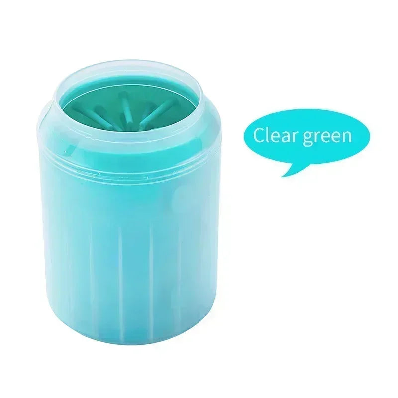 Chien de pied de pied tasse path lasher nettoyeur chien chat bas de pas brosse de nettoyage