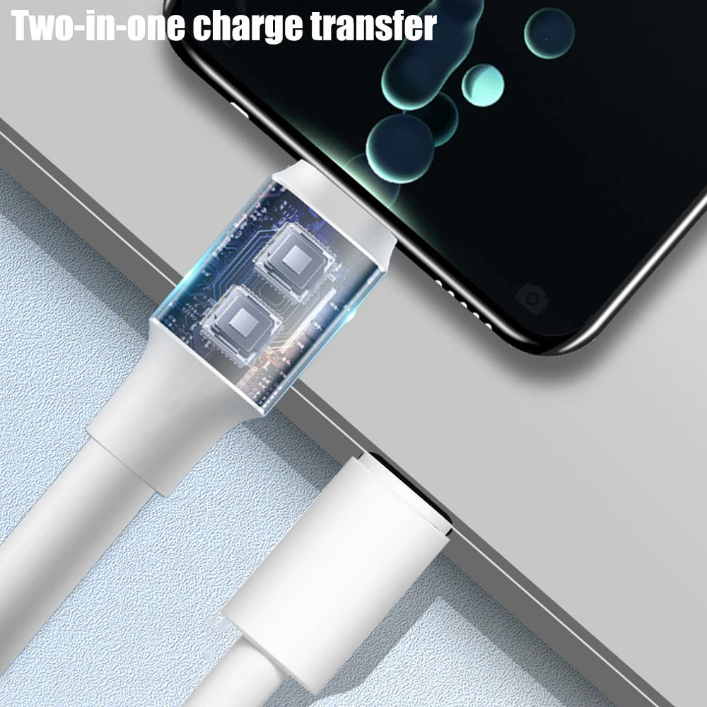 Câble robuste de type C épais 300W Ligne de données USB CHELER USB C CHARGE POUR Android Samsung Xiaomi Huawei Type-C fil