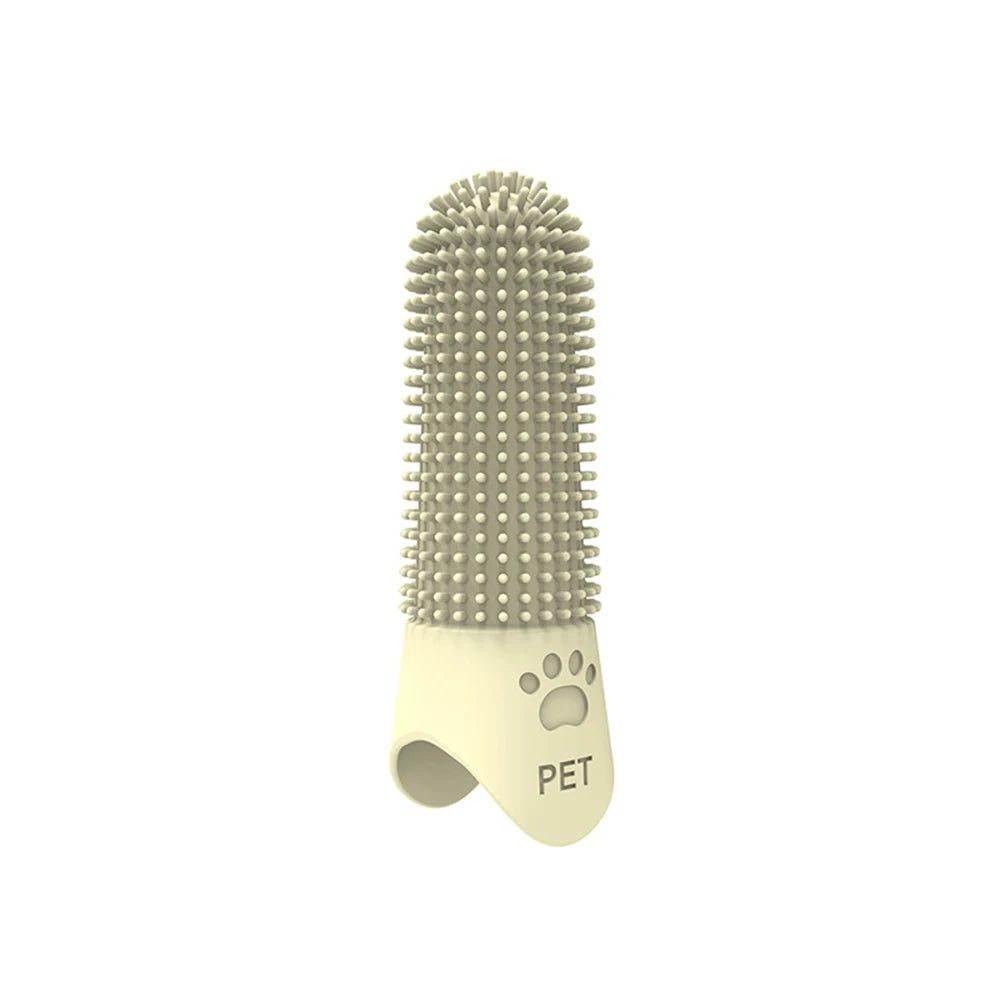 Pouttes de nettoyage des dents de silicone pour animaux