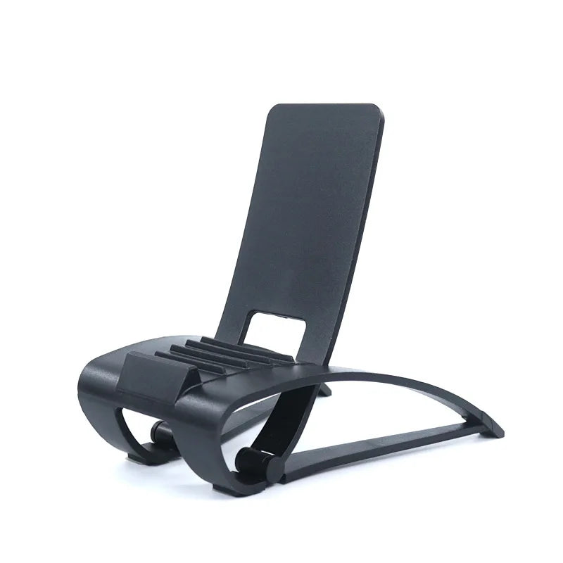 2022 New Mini USB Cartoon Charging Mini Desktop Fan Phone Holder Bracket With Breathing Light