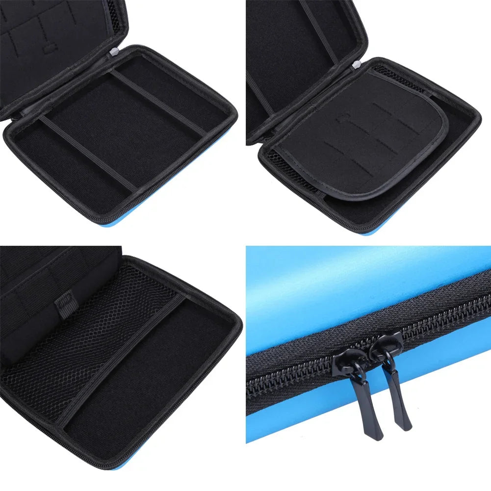 Hard Eva Storage Zip Case Protective Portez pour Nintendo 2ds Game Card Shell Cover Sac Boîte de rangement de coquille de carte de jeu de haute qualité
