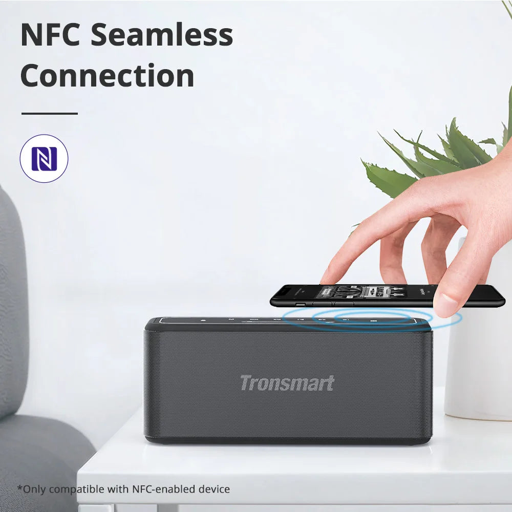 TRONSMART MEGA PRO BLUETOOTH EN SPEAGE PORTABLE 60W avec basse améliorée, NFC, IPX5 imperméable, assistant vocal