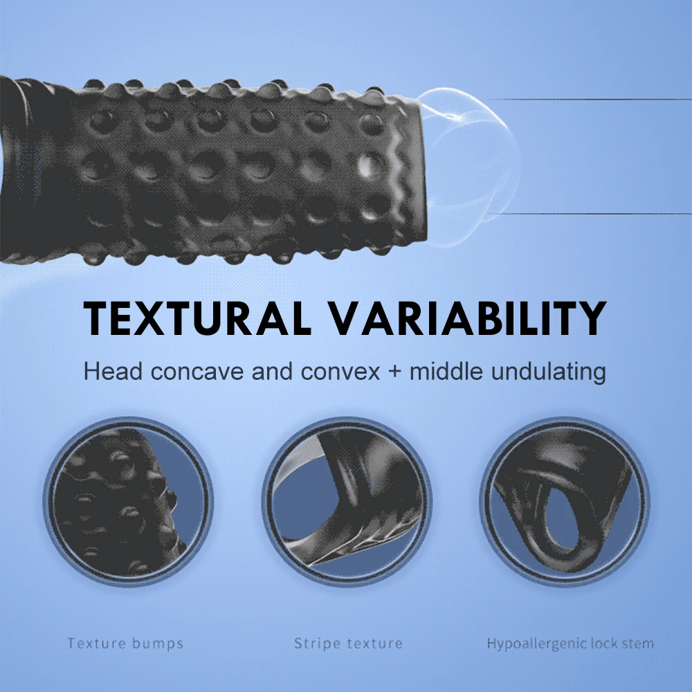 RELARD réutilisable préservatif Pinis Extension de manches étendue Dildo Adult Anal plug Sex Toys for Men Pas de vibrateur pour femmes Produits sexuels