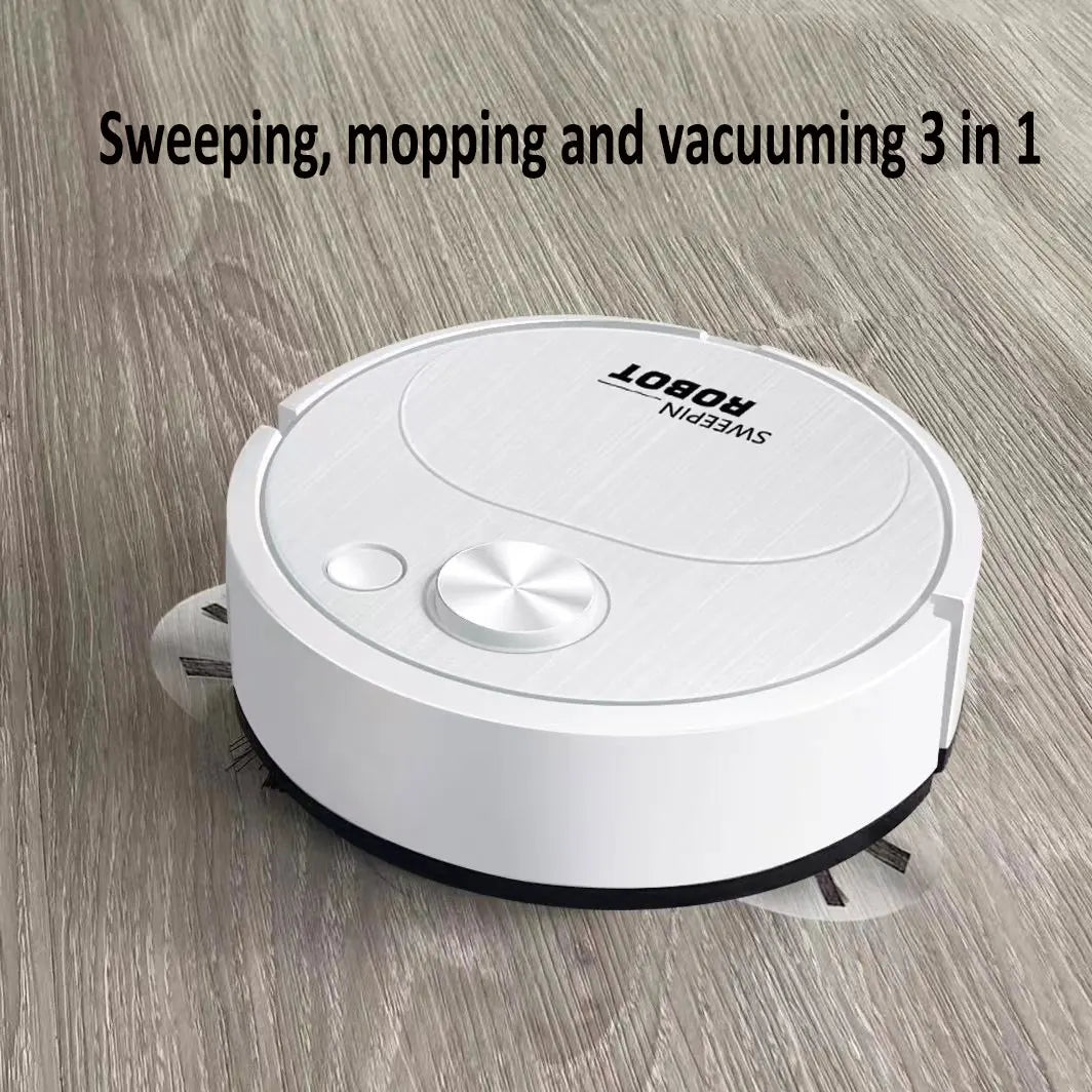 NOUVEAU ROBOT USB ROBOT DU ROBOT DU VACHEUR DE 3 IN 1 SMART WIRESS 1500PA DROGGING NETTOYER STAYER PLANG pour le bureau à domicile
