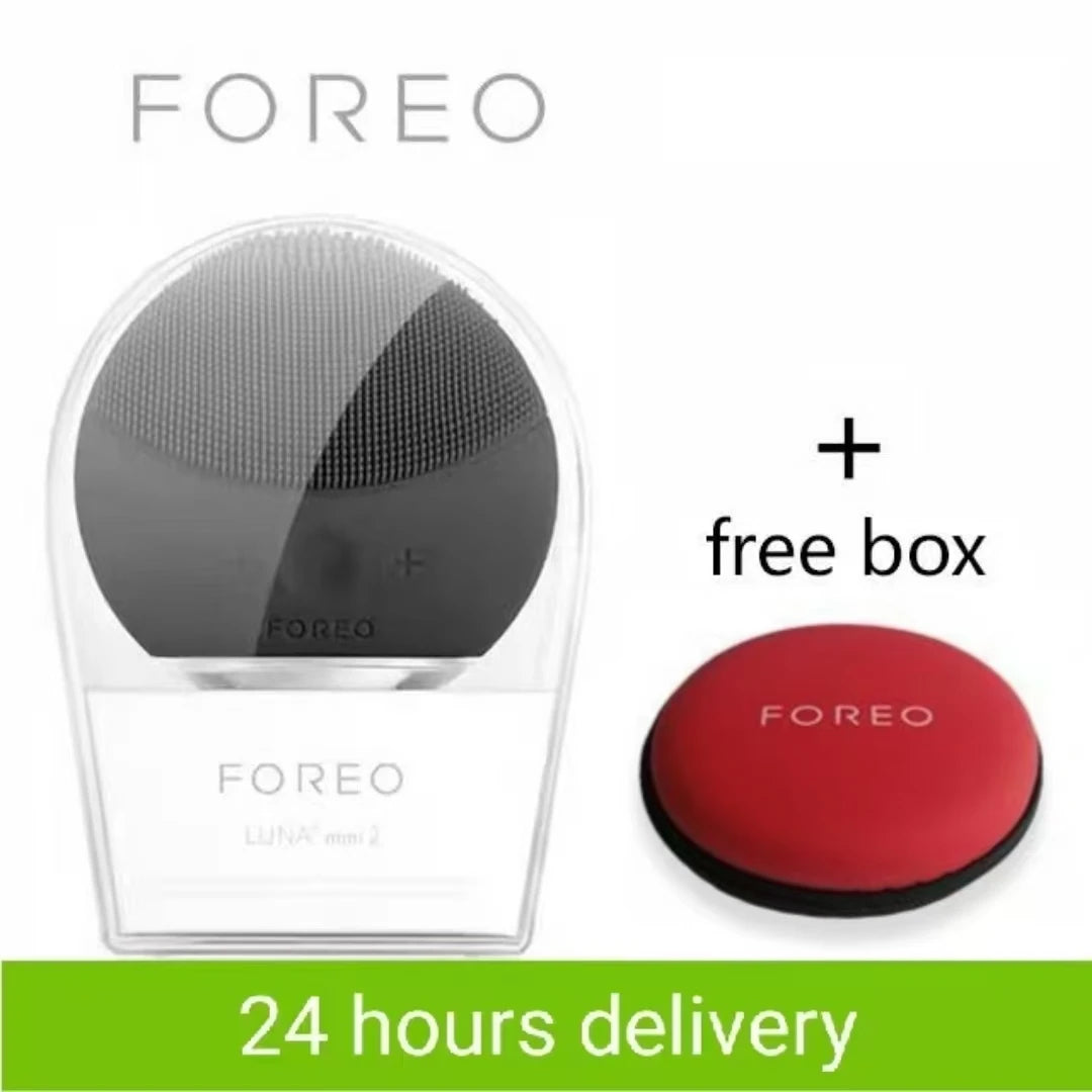 lUNA Mini2 Facial Silicone Facial Nettoying Brush, avant le logo réel, charge USB, étanche, niveau 8