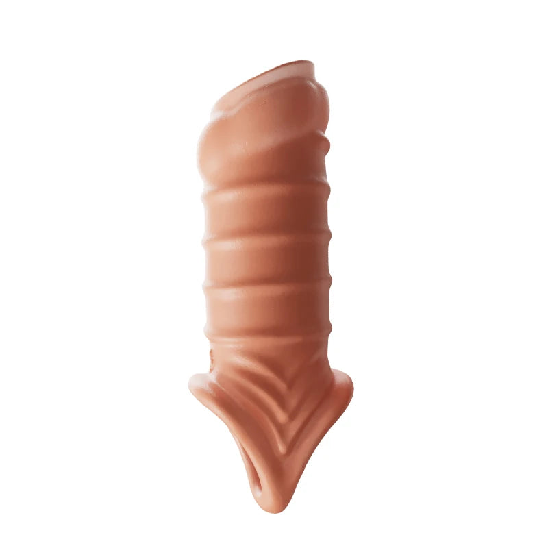 RELARD réutilisable préservatif Pinis Extension de manches étendue Dildo Adult Anal plug Sex Toys for Men Pas de vibrateur pour femmes Produits sexuels