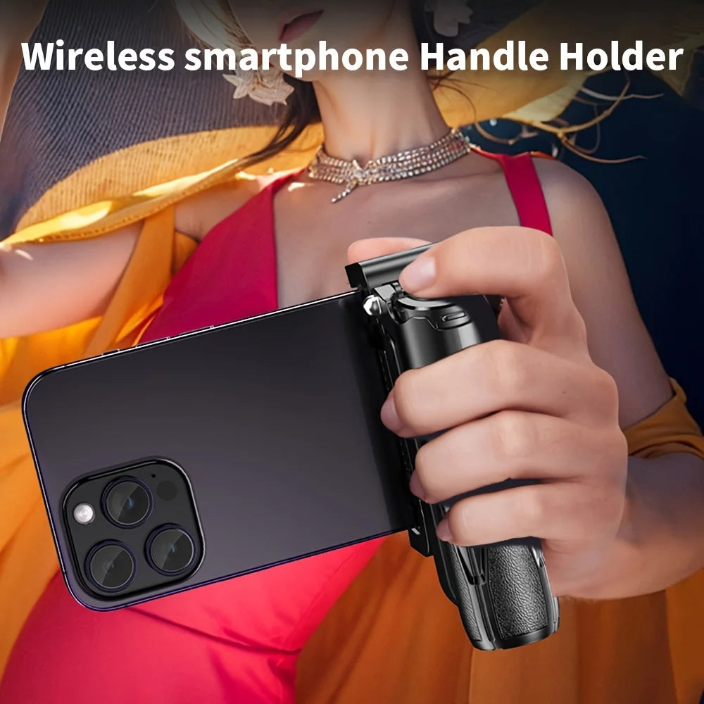 TROIS DES PROPRIÉTÉ PORTABLE PORTABLE AVEC LA RÉSILOBILITÉ SANS WIRESSE DÉTACHABLE, SMARTPHONE MINI GRIP, Charge USB, Horizonta
