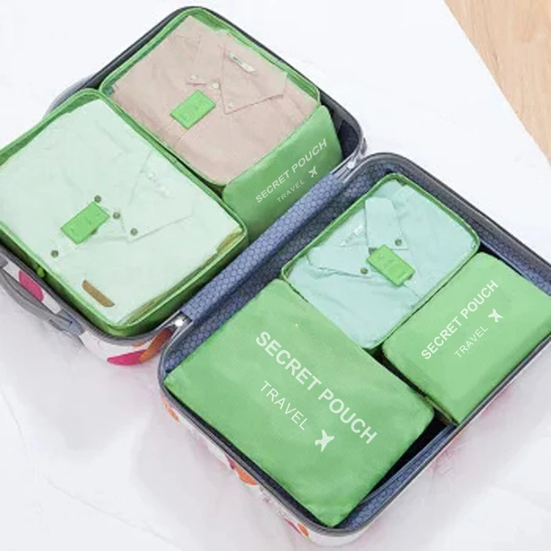 6pcs Sacs de voyage multifonction