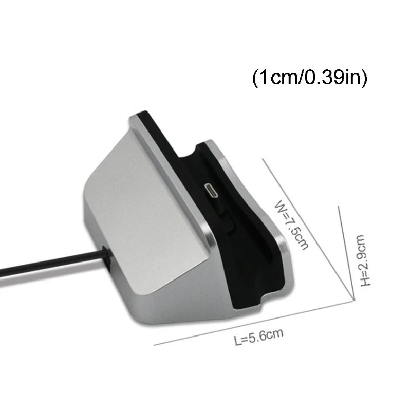 Type-C Station de quai à chargement rapide Desktop USB C 3.1 Chargeur d'amarrage avec câble pour Huawei P9 Plus Smart Cell Phone
