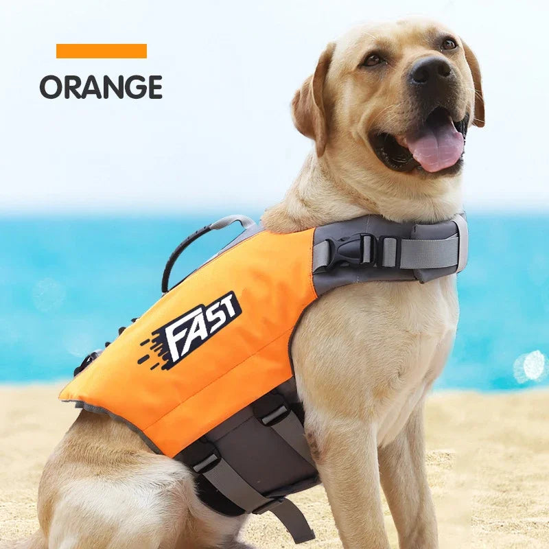 Gilet de sécurité de sauvetage de natation pour animaux