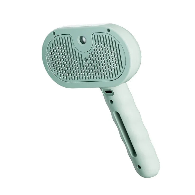 Brosse de massage à la vapeur pour animaux de compagnie, peigne de chien avec épilation à la cheveux et dents douces, pinceau de toilettage sûr pour chiens Accessoires de nettoyage des chats