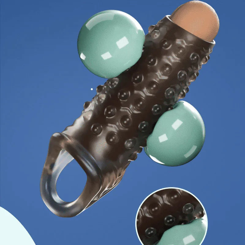 RELARD réutilisable préservatif Pinis Extension de manches étendue Dildo Adult Anal plug Sex Toys for Men Pas de vibrateur pour femmes Produits sexuels