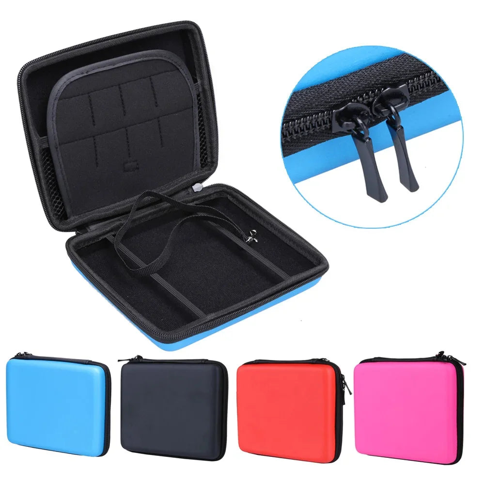 Hard Eva Storage Zip Case Protective Portez pour Nintendo 2ds Game Card Shell Cover Sac Boîte de rangement de coquille de carte de jeu de haute qualité
