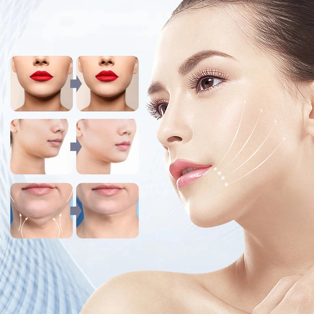 EMS Masseur facial Stimulateur musculaire actuel Stimulateur anti-rides et s'arracher le visage USB charge 8 modes 19 niveaux pour les femmes