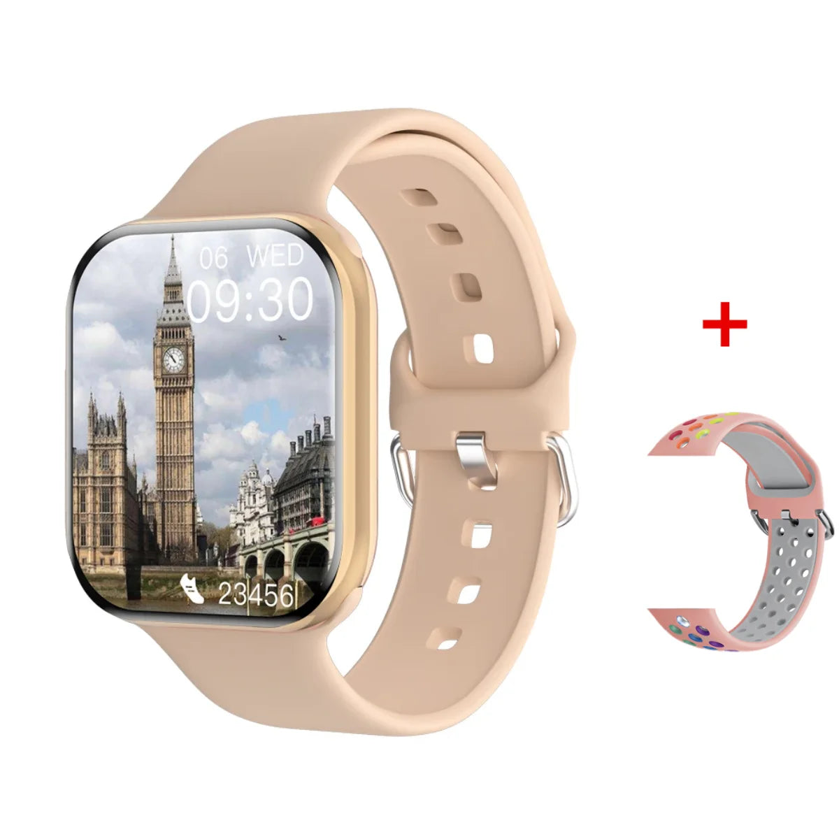 2025 Nouveau pour Apple GPS Watch 10 Smart Watch Men HD AMOLED MEMORY MUSIC 3D surround Bluetooth Call Staterproof Smartwatch femme