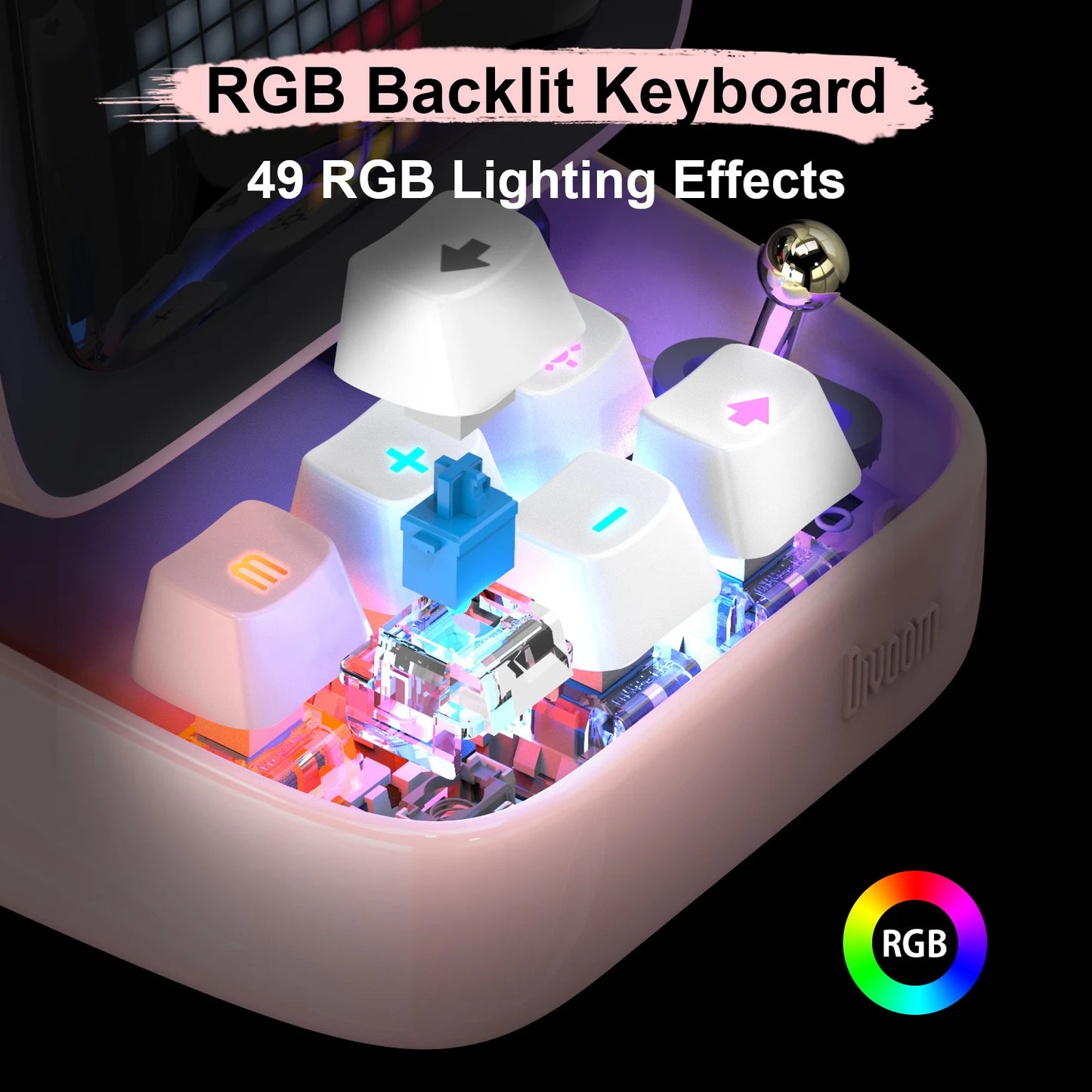 DIVOOM DITOO-PRO RETRO PIXEL ART BLUETOOTH PORTABLE ALARME ALARME CHARGE DIY LED Display, mignon décoration de lumière à la maison cadeau mignon