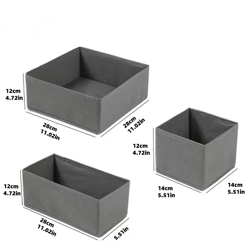 Foldable Lingerie Organizer Bra Underwear Socks Drawer Closet Storage Box Space Saving Easy Assembly