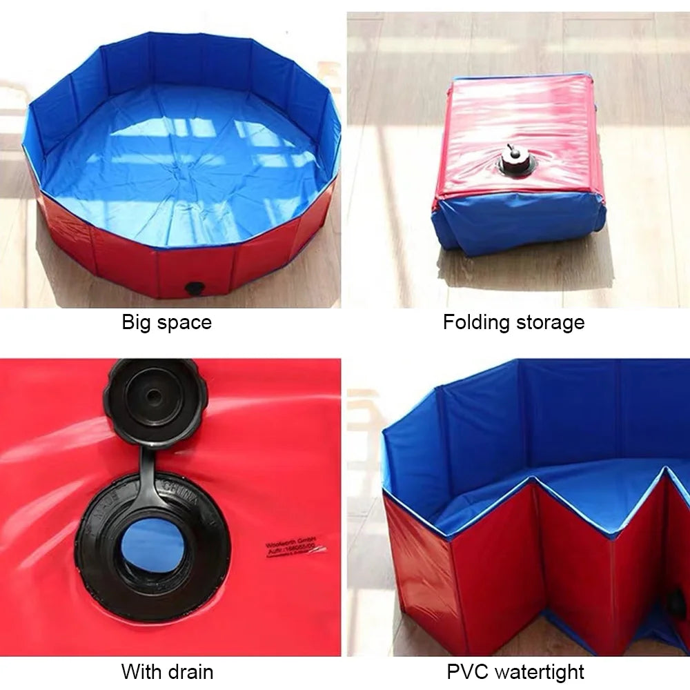 160 * 30cm/120 * 30cm/80 * 20cm Pabille de compagnie Baignoire pliable Piscine de baignade