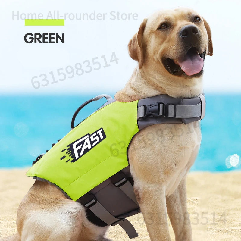Gilet de sécurité de sauvetage de natation pour animaux