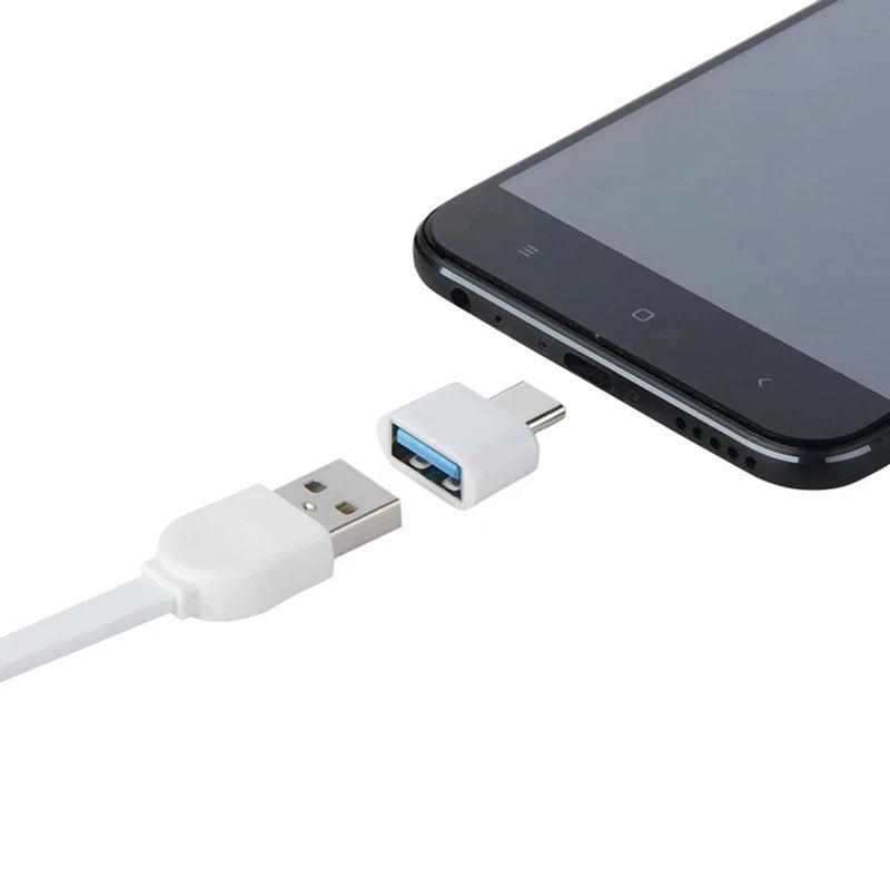 USB 3.0 Type-C vers l'adaptateur OTG USB 2.0 pour Samsung Huawei Xiaomi Honor Redmi Oppo OnePlus Android Phone Data Sync Converter USB-C