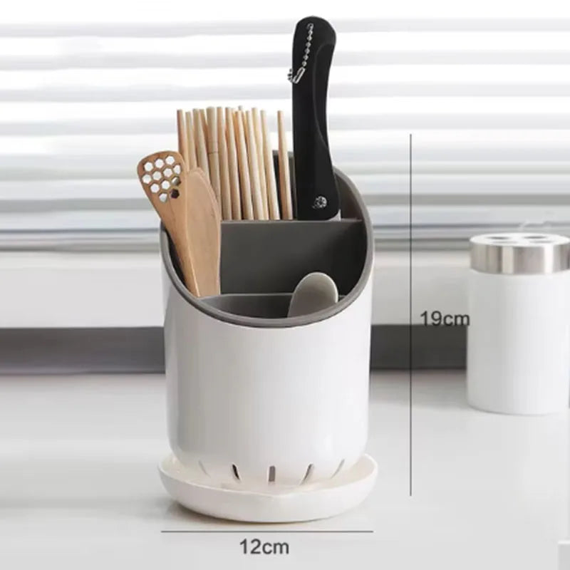 Coudlery Storage Contexte en plastique Conteaux de drainage de drain