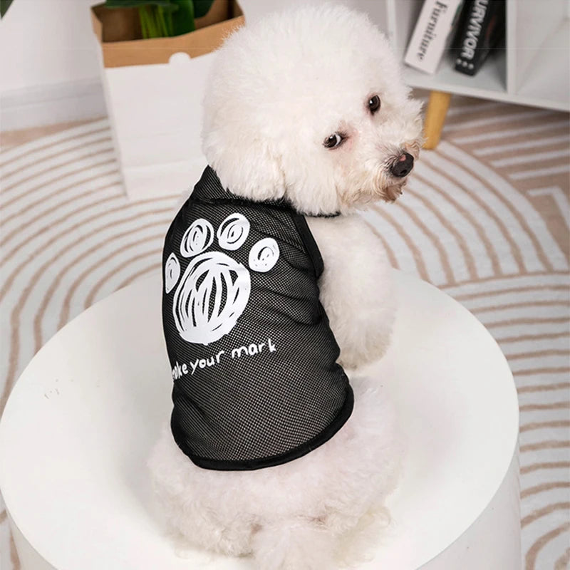 Vêtements de chat de mode Vêtements pour chiens pour chiens pour petits chiens chihuahua bulldog de bulldog gilet t-shirt super cool bel vêtements de chiot