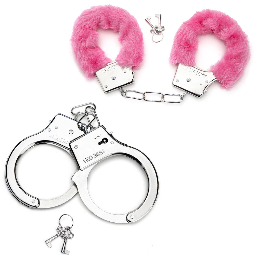 Accessoires érotiques Toys sexuels 2pc BDSM Bondage menottes pour les contraintes sexuelles Cuffs Fetish Adult Couples Games Produits sexuels