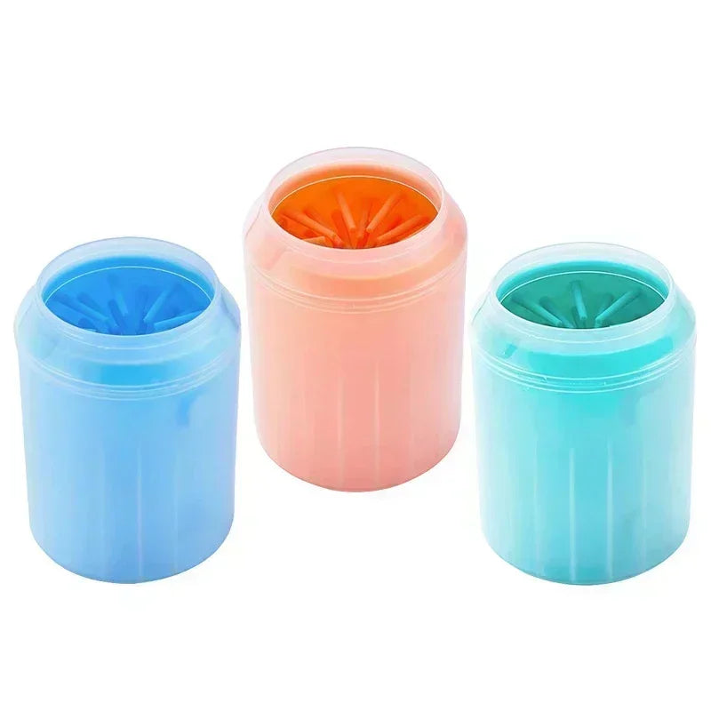 Chien de pied de pied tasse path lasher nettoyeur chien chat bas de pas brosse de nettoyage