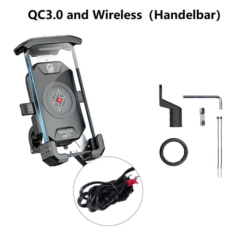 Support de téléphone de téléphone de moto