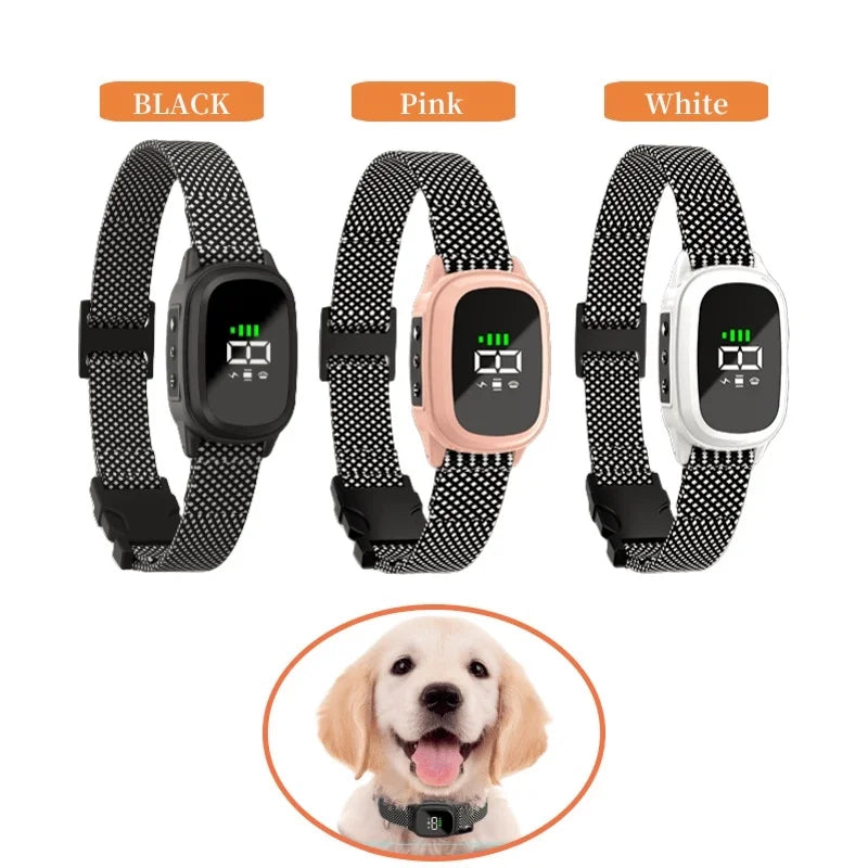 YHLC Automatic Antibarking Dog Collar, bouc-écard rechargeable, arrêt Barkin, collier de formation électrique pour chien