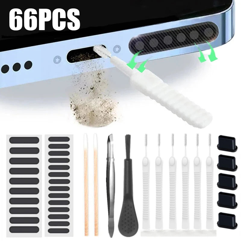 Sticker Universal Dust Plug Mobile Phone Téléphone Anti Dust Mesh