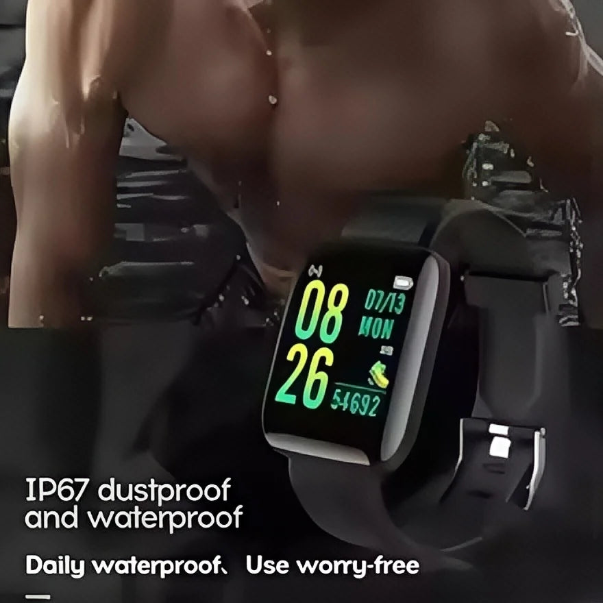 Smart Watch multifonction pour les hommes femmes enfants appels Bluetooth, rate cardiaque et moniteur SPO2, suivi du sommeil | Compteur de pas